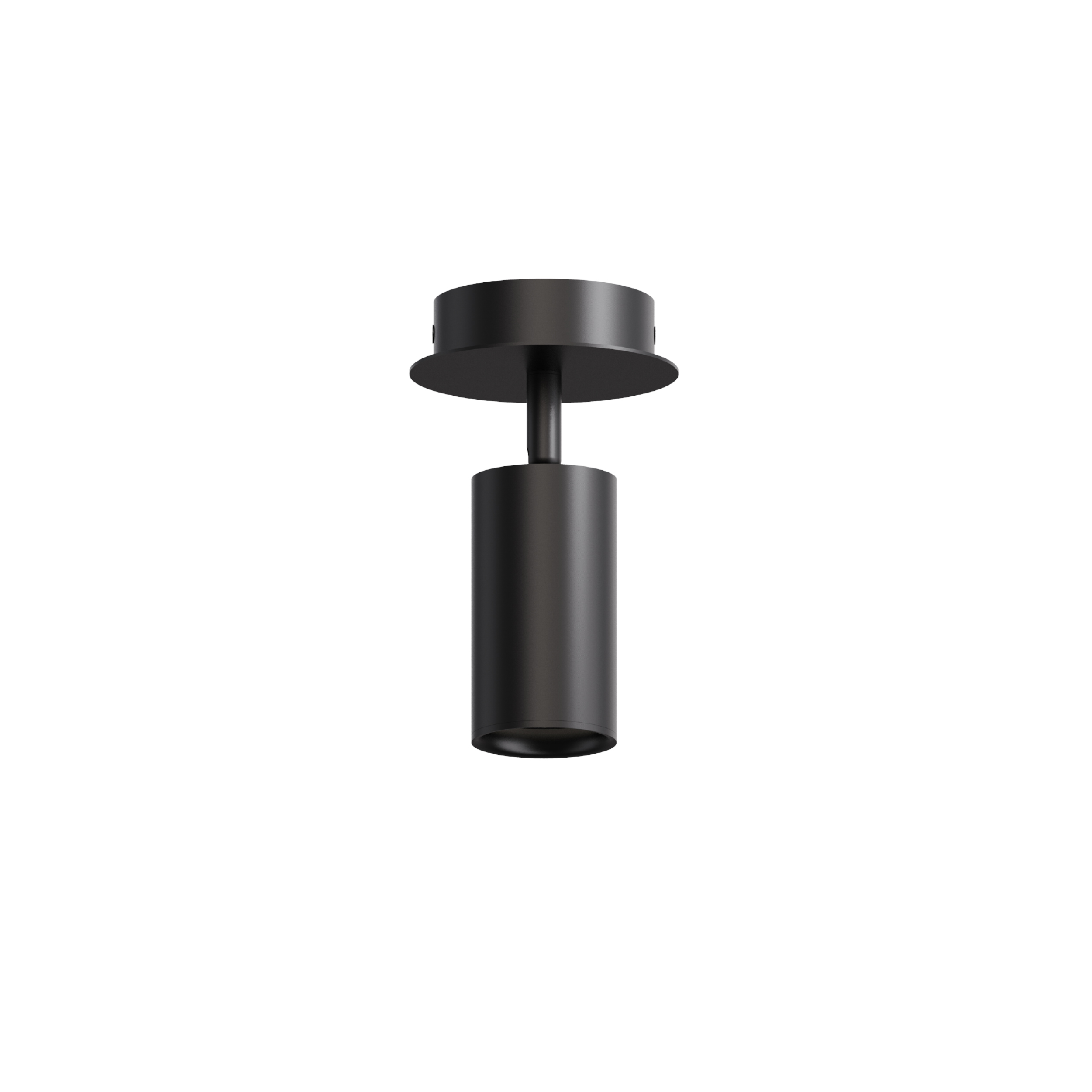 GU10 Recessed Downlight in Black - Modern Slim Profile LED Lighting Fixture