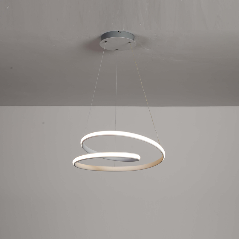 Artistic Spiral Design Pendant Lamp for Home Decor