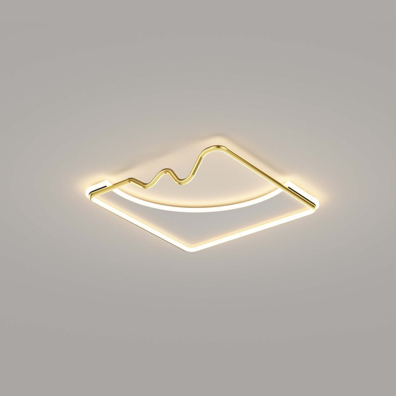 square shape led ceiling light for villas and offices