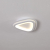 acrylic triangle style led ceiling decorative light in white finish
