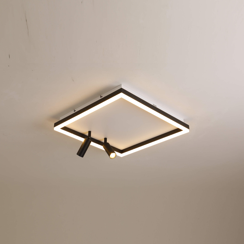 double spot square led ceiling light