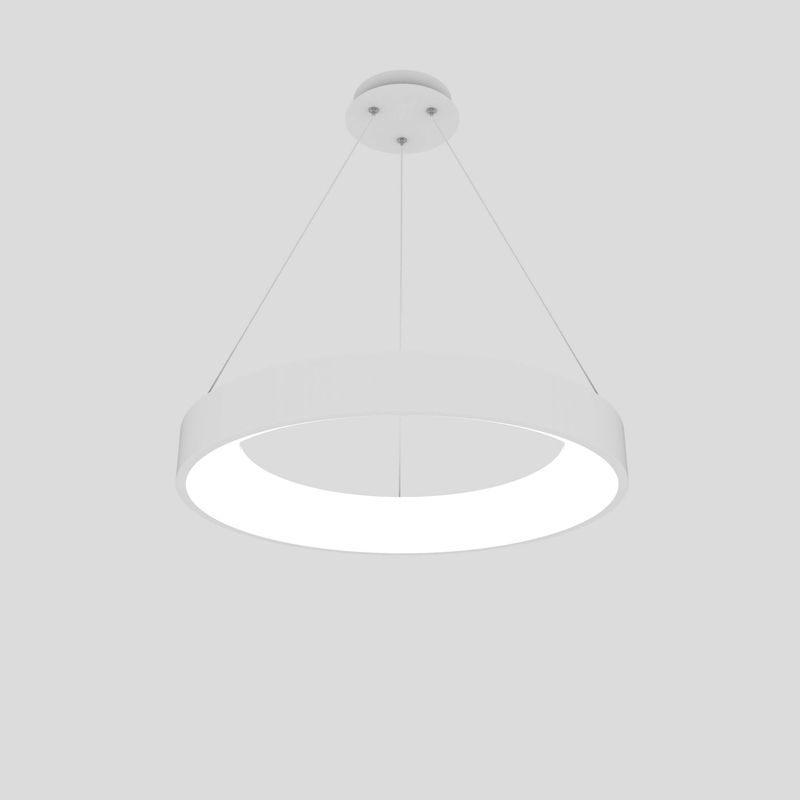 white ring led pendant lamp for office