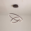 Dimmable statement pendant light with art deco styling for open-plan living spaces (60W equivalent LED)