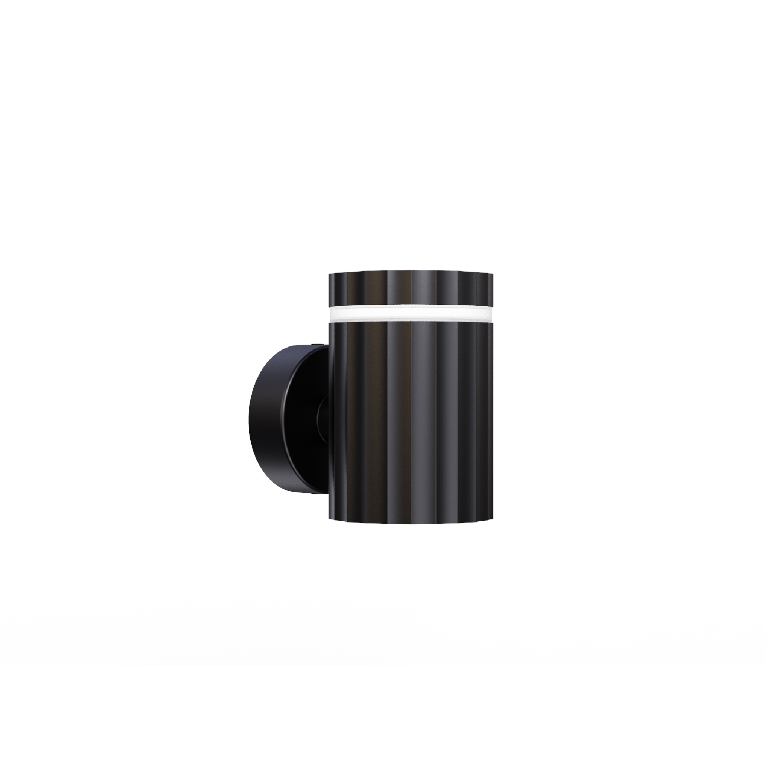 black gx53 wall light