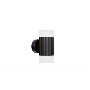 black and white up and down lamp