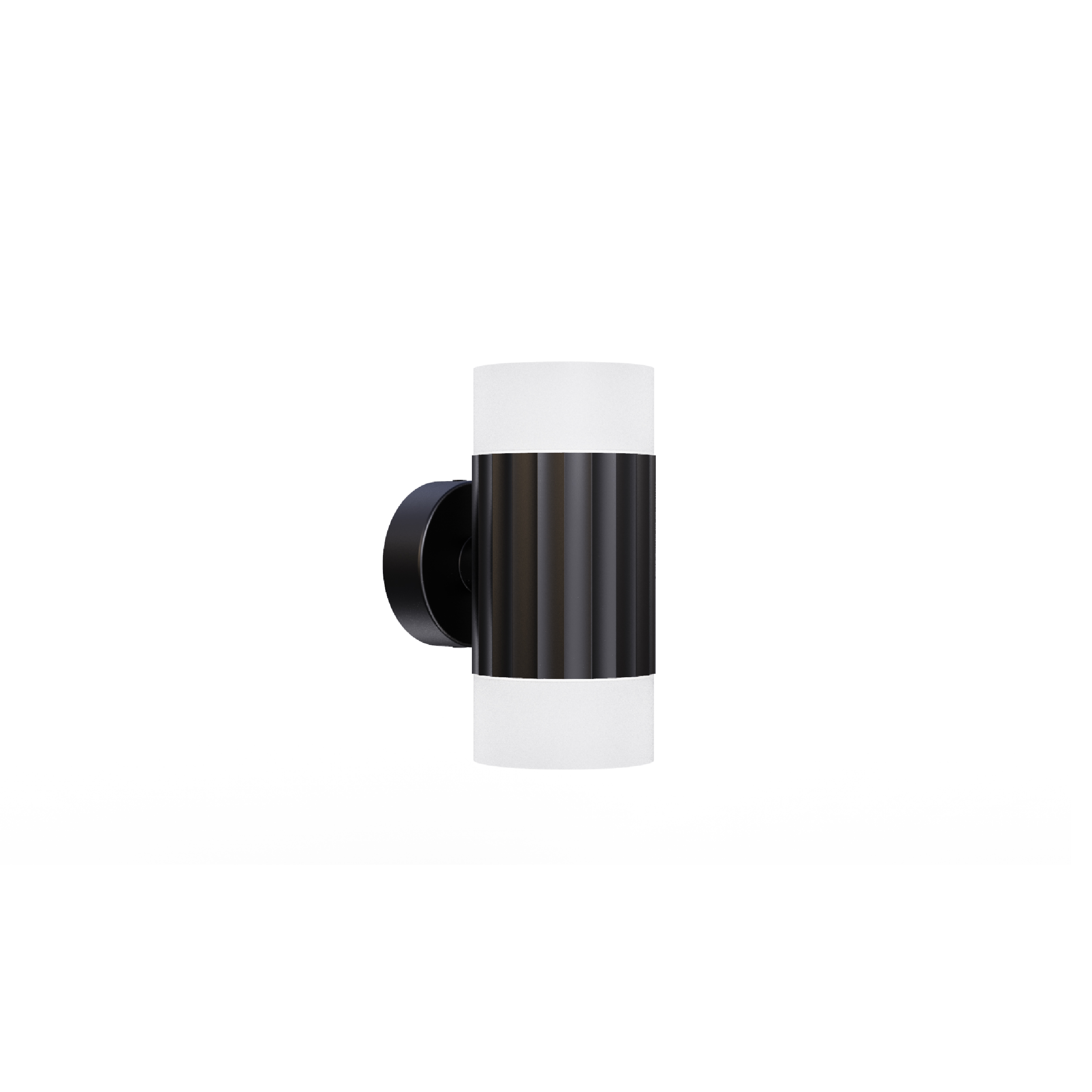 black and white up and down lamp