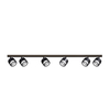 six head gx53 vertical reflector strip black 