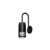 black hollow fence type gu10 wall light