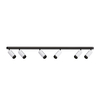 six light head white and black spot ceilign light for stores