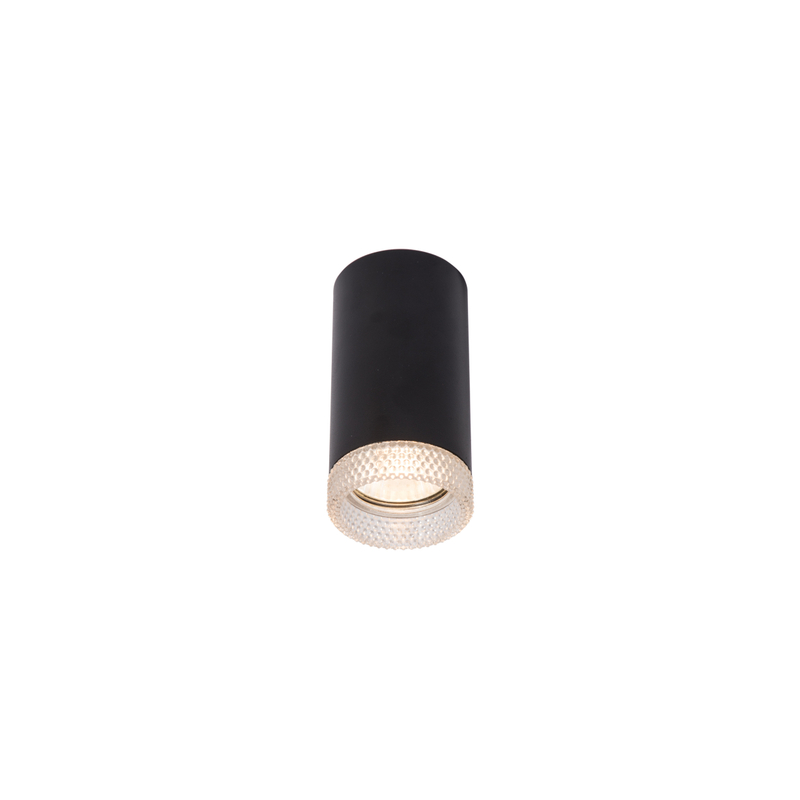 black shining pmma gu10 downlight