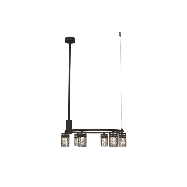 metal black G9 pendant light