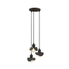 3 head metta black e27 pendant light