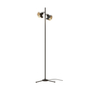 metal black e27 floor light