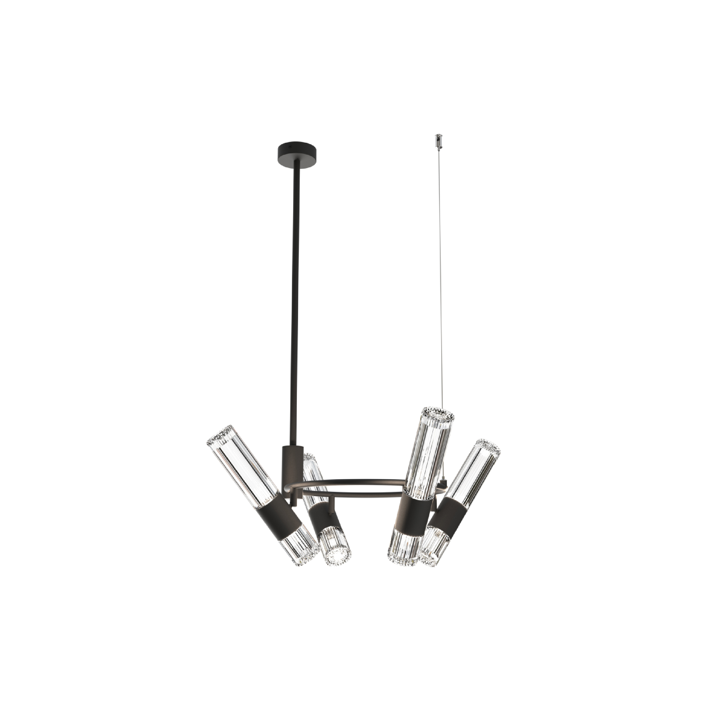 glass shape G9 pendant light
