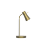 gold table light with gu10 socket for reading