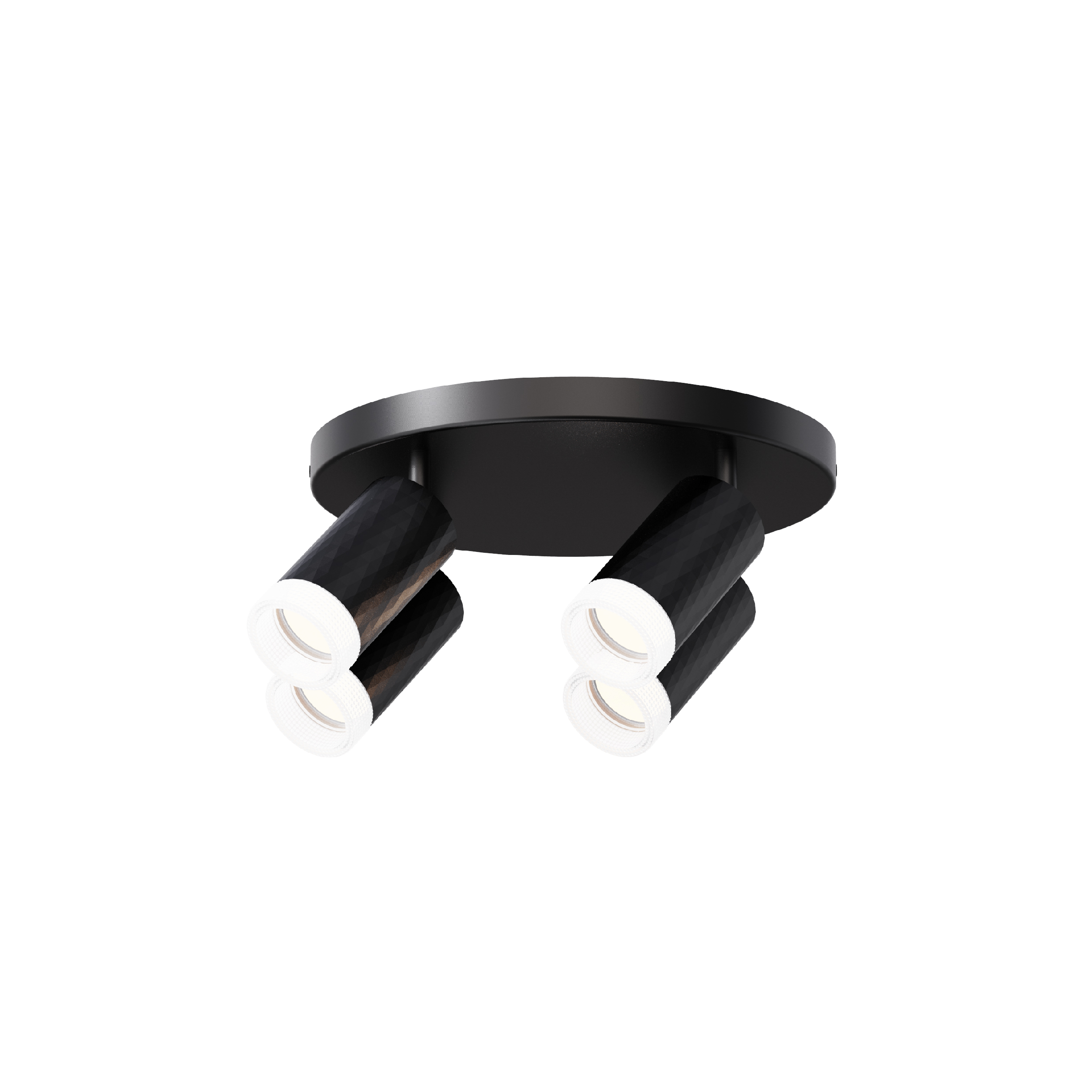 round four head gu10 ceiling lamp