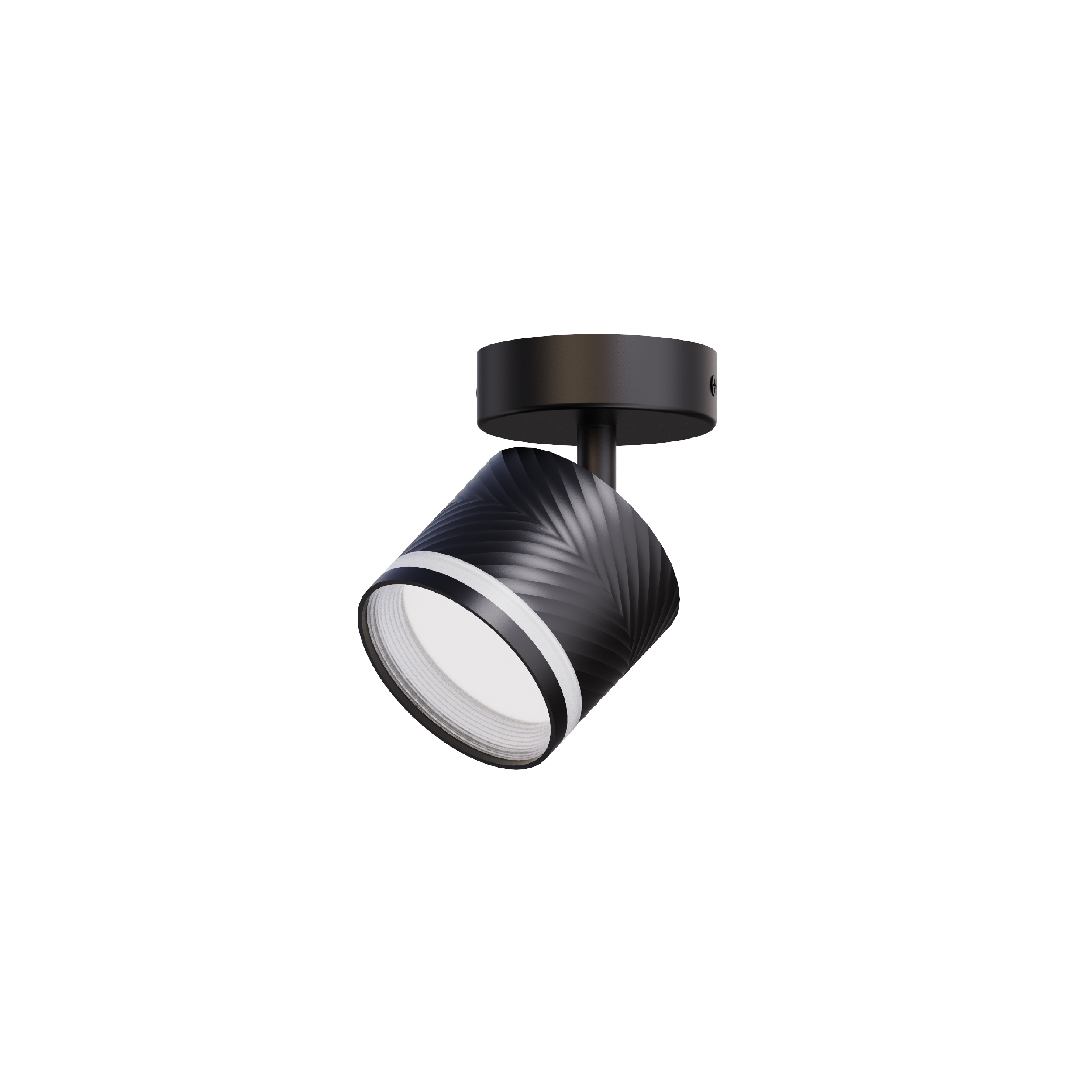black arcylic gx53 down light