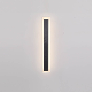 Modern Minimalist Wall Light with Black Center Panel