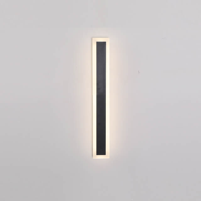Modern Minimalist Wall Light with Black Center Panel