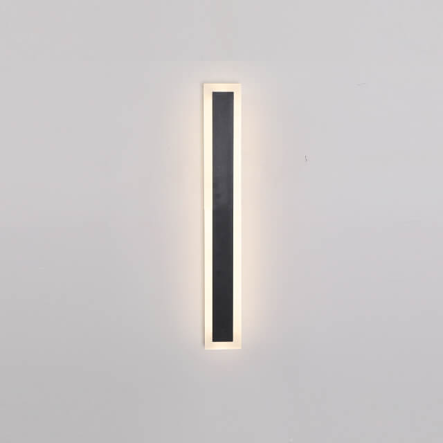 Modern Minimalist Wall Light with Black Center Panel