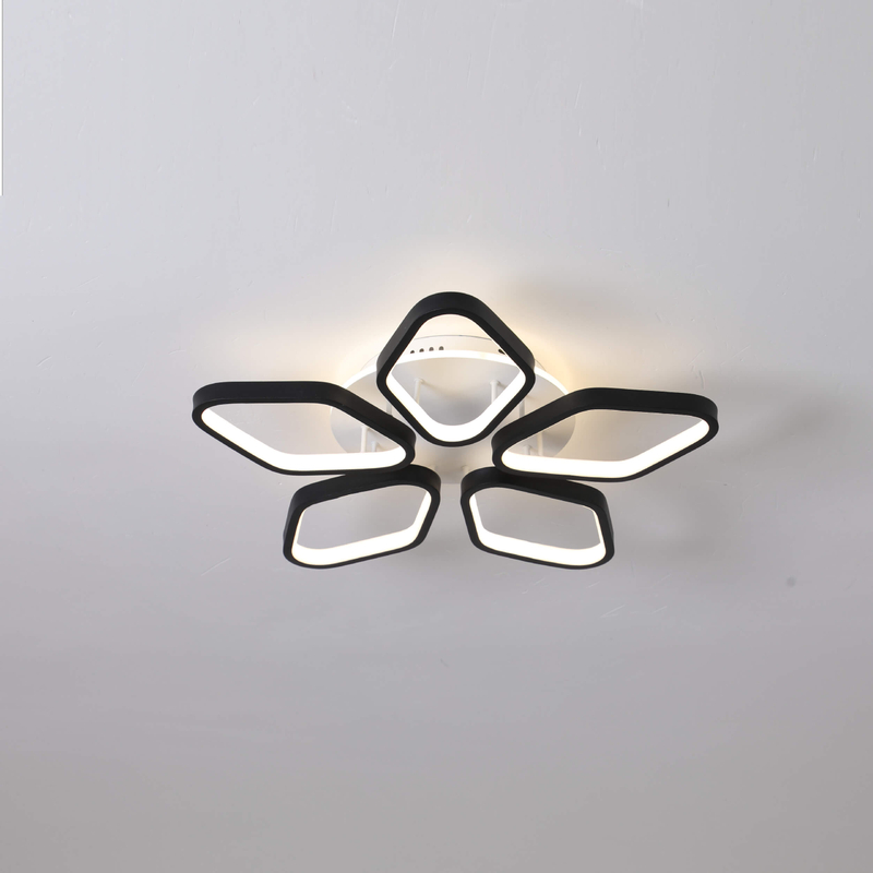  five rhombuses with rounded corners LED ceiling wall lamp
