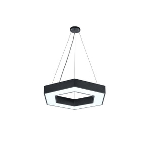 Hexagonal decor office pendant light
