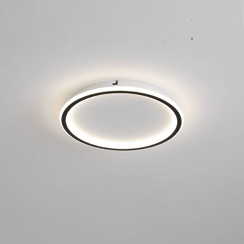 Black round led ceiling light