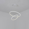 two rings led pendant light