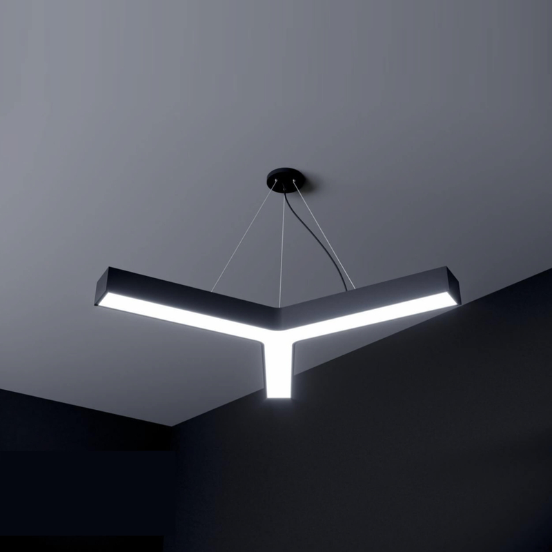  Sleek Geometric LED Lighting Fixture