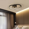 double rings led ceiling light for bedroom