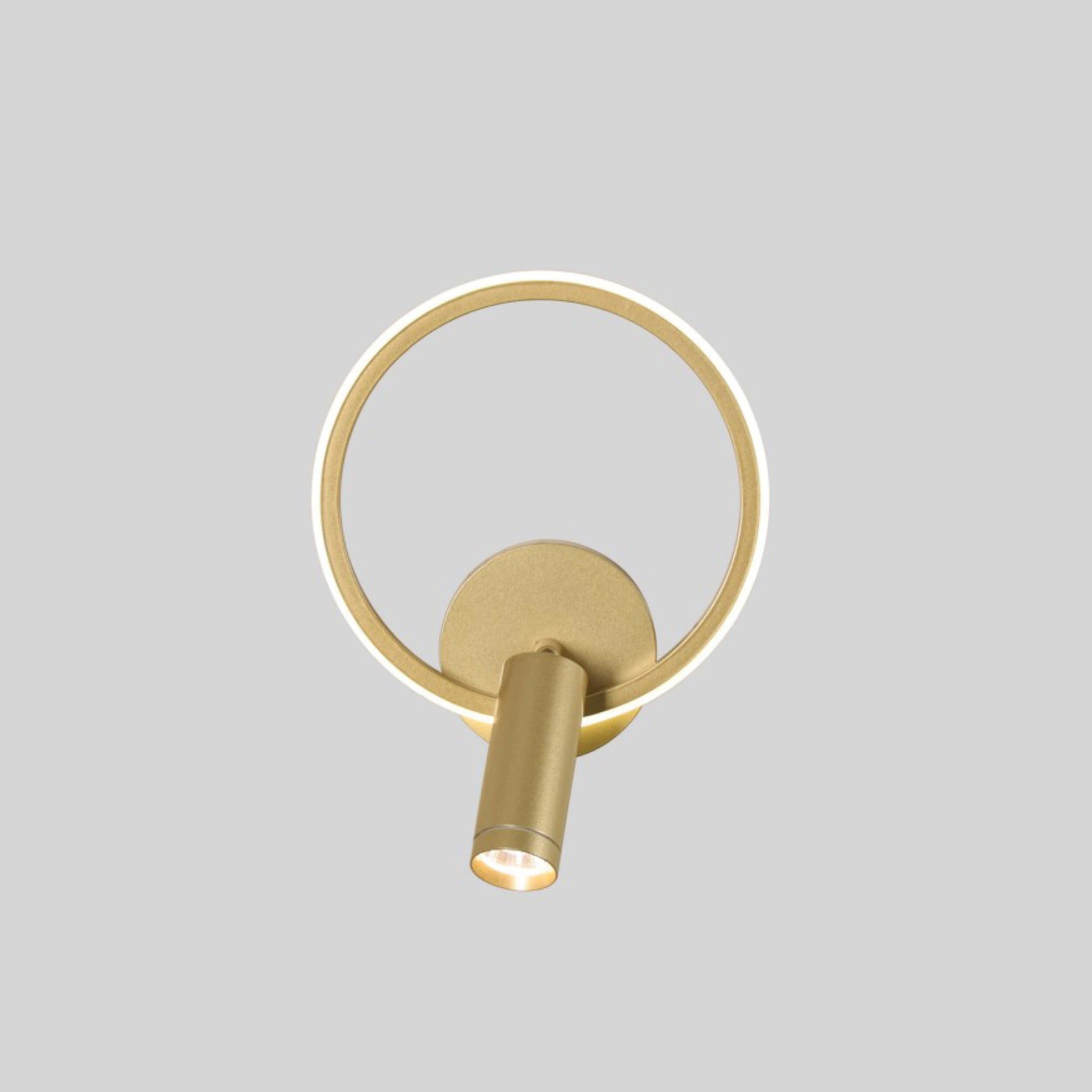 Minimalist Brass Wall Sconce