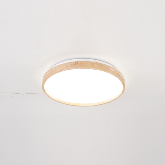 wood type led ceiling living room lamp 