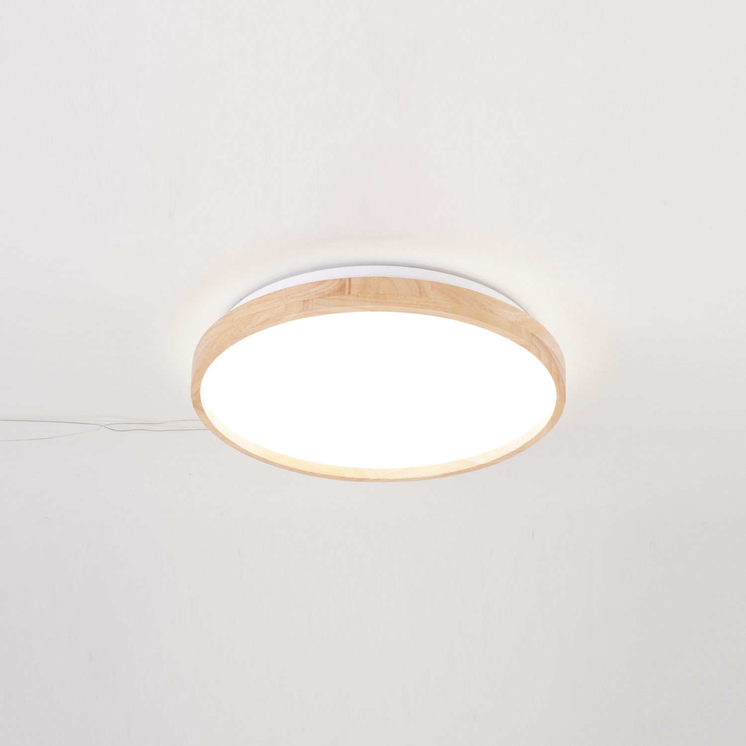 wood type led ceiling living room lamp 