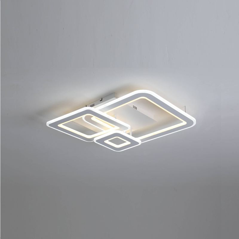 three square LED ceiling light