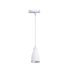 white cup shape gu10 track light