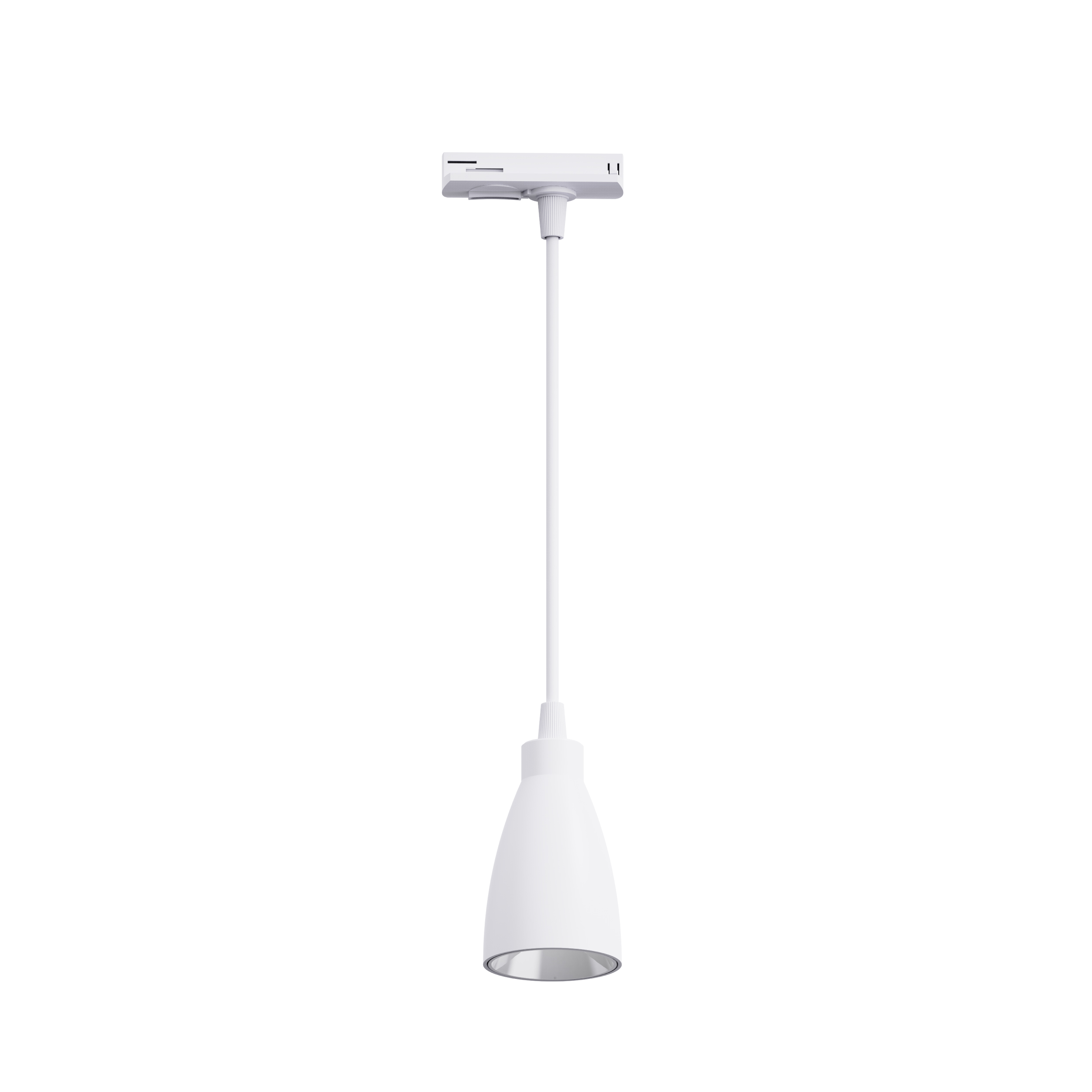 white cup shape gu10 track light