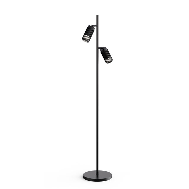 black hollow fence type gu10 floor light