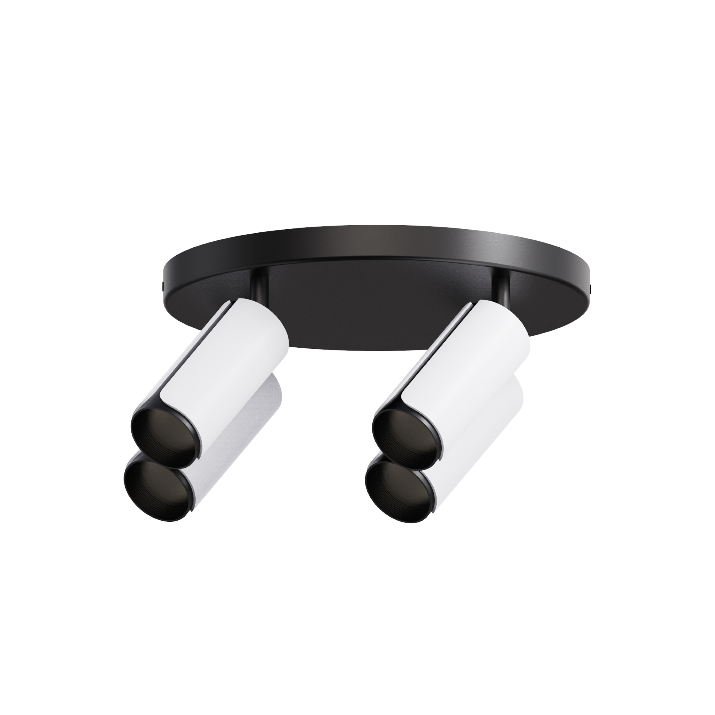 round base four spot light head ceiling spot light