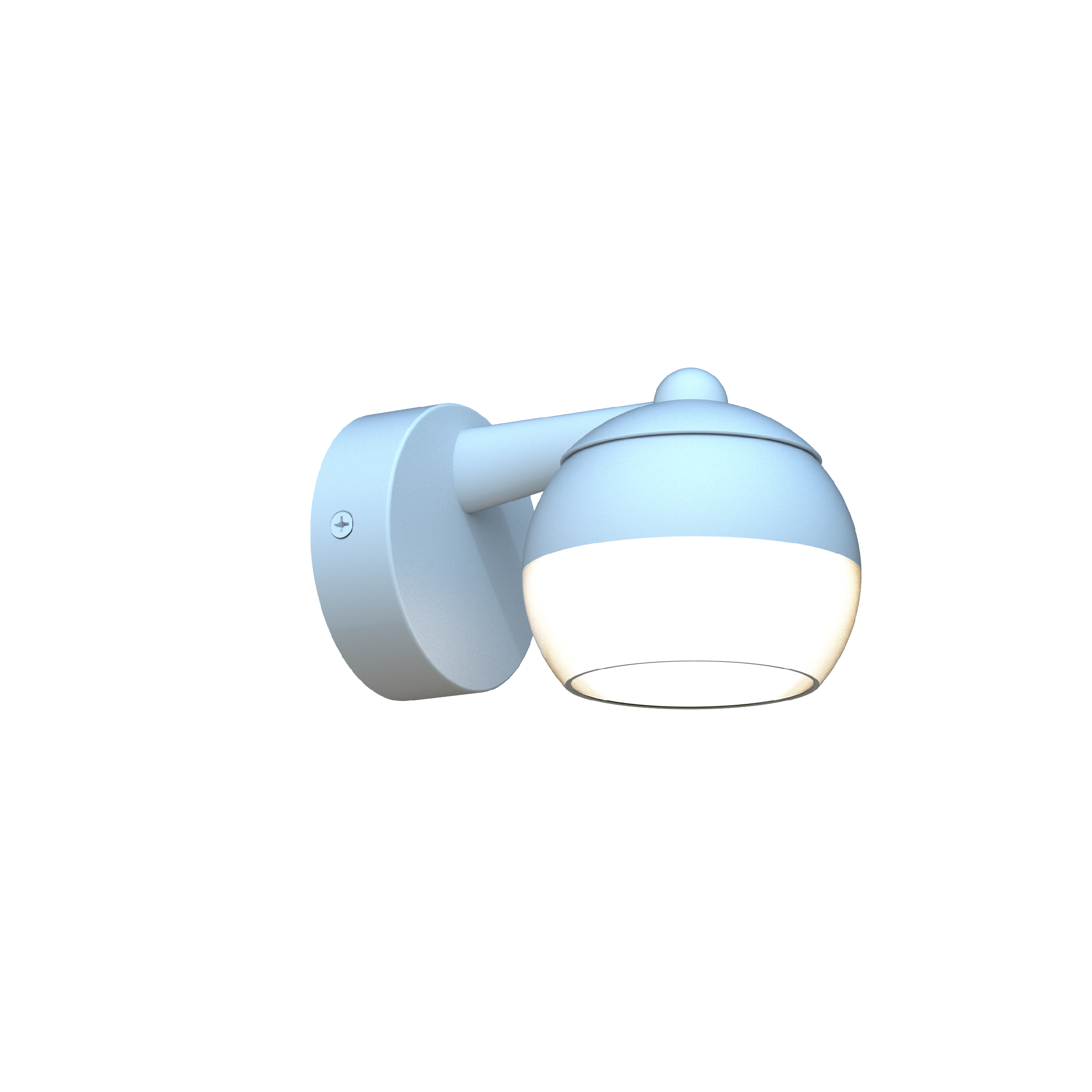 white gx53 wall light 