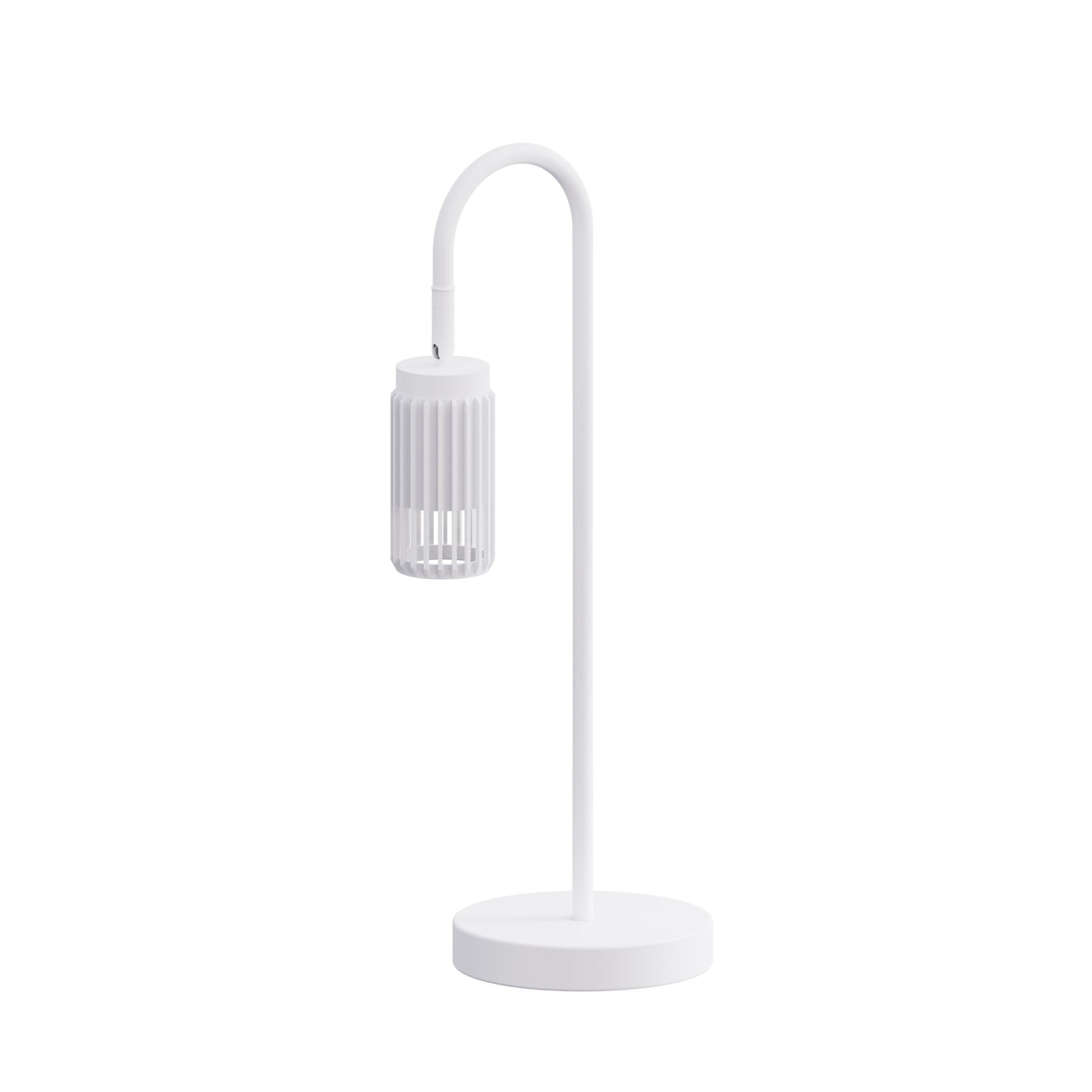 white gu10 hollow table light