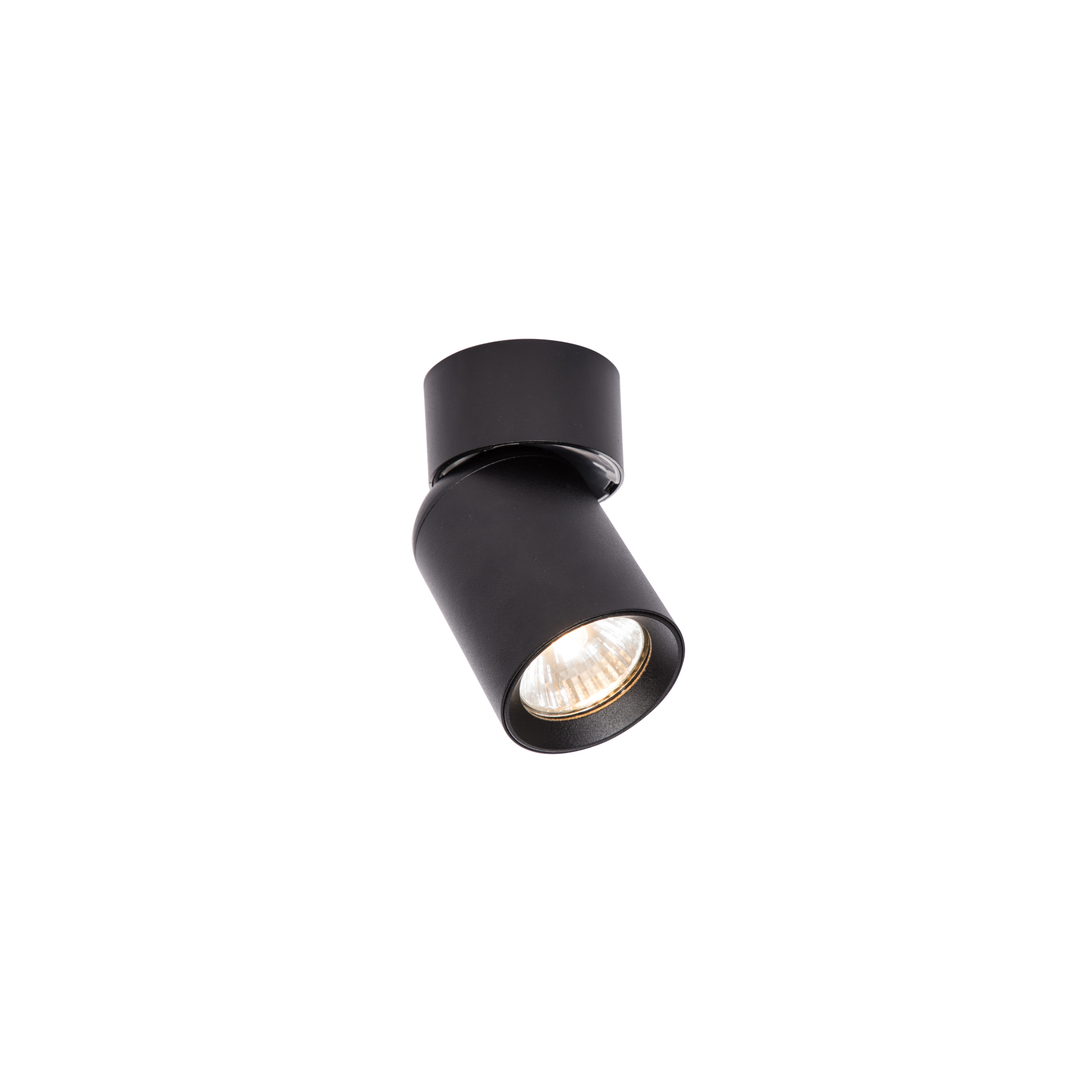 black 1*gu10 spot downlight