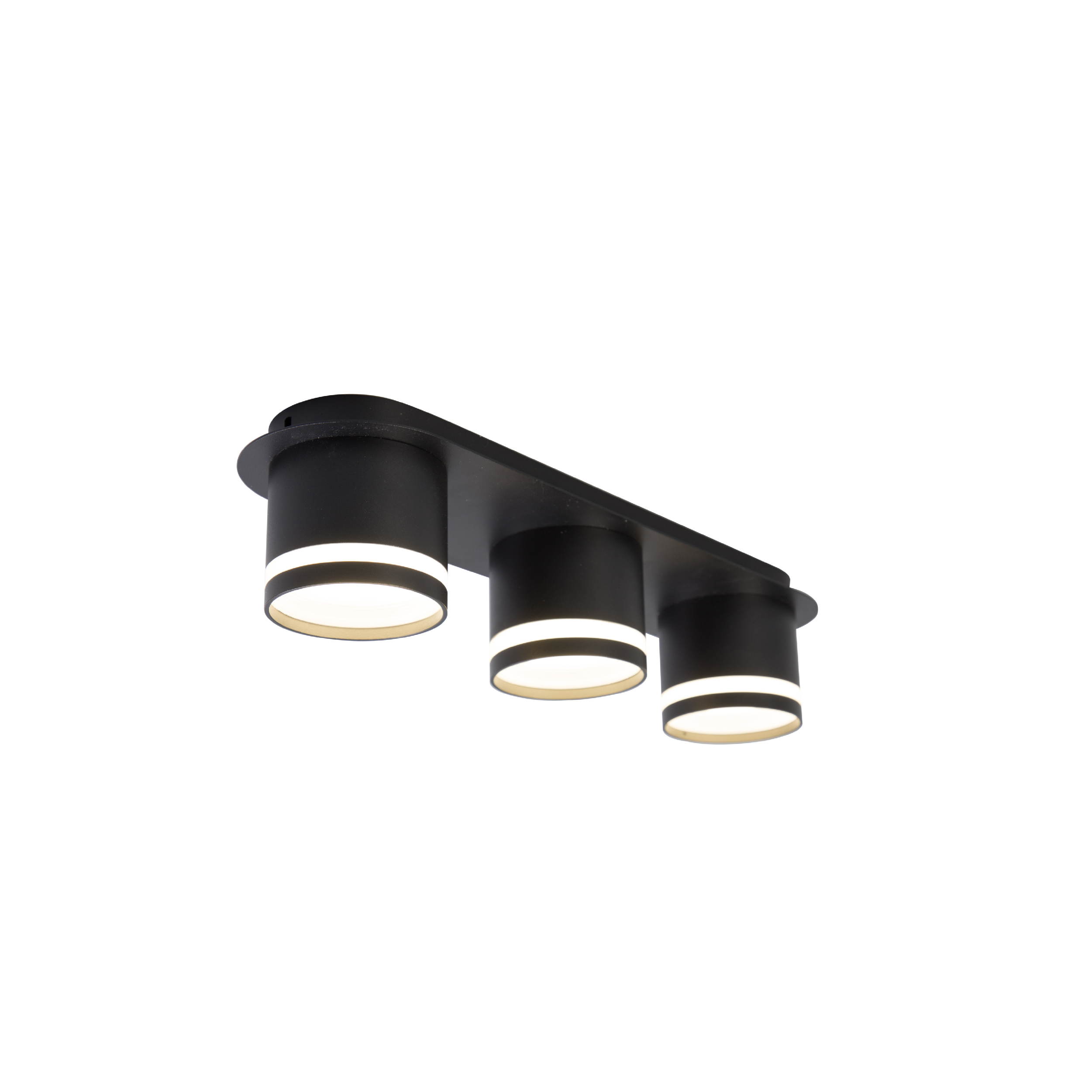 3*GX53 black down light