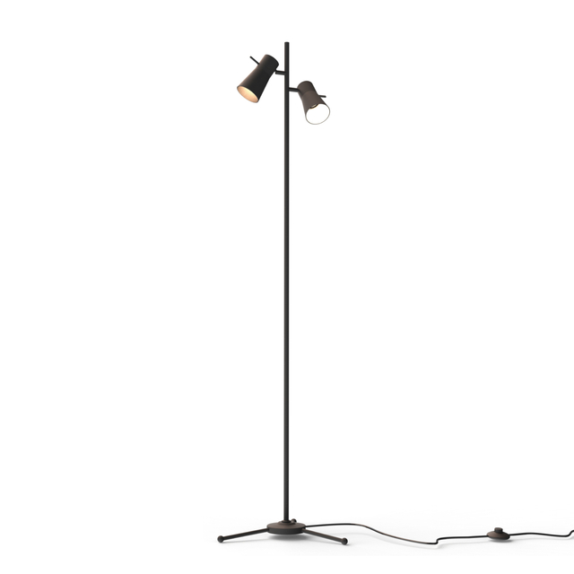black floor light with gu10 socket for living room