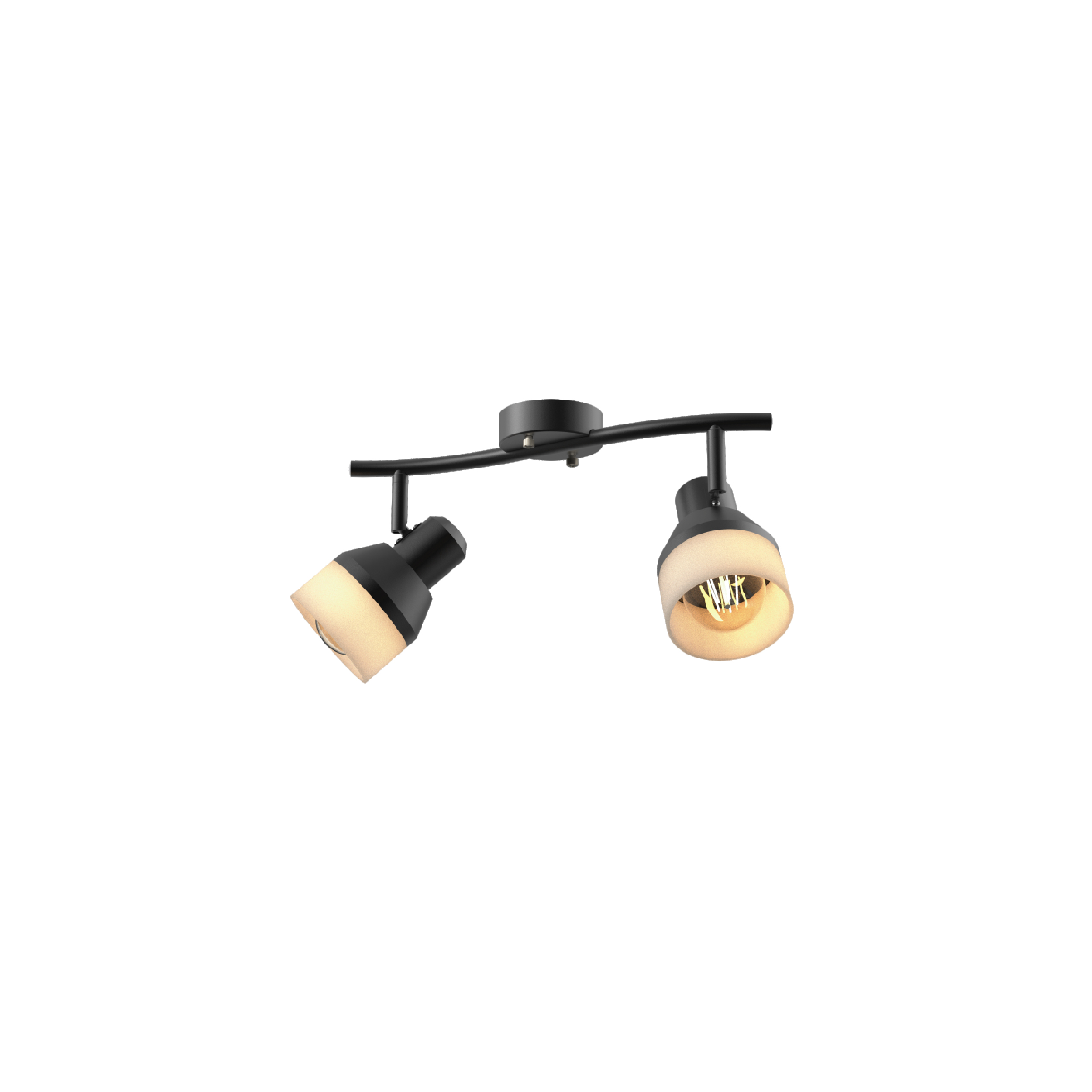 dual head e27 ceiling light