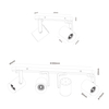 GU10 Adjustable Spotlight for Hotel RL-SMG181