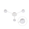 white three heads ceiling light gx53