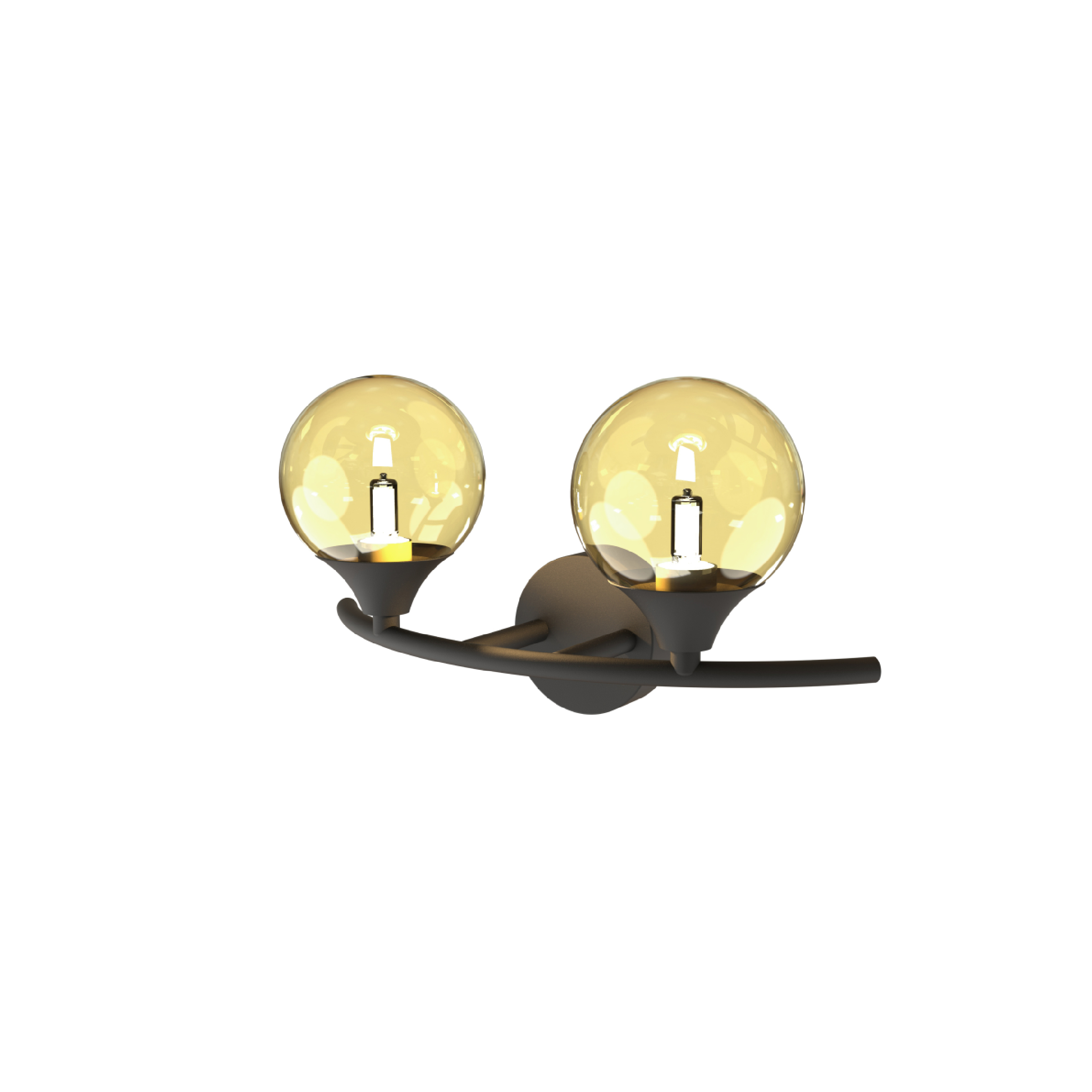 dual head G9 wall light