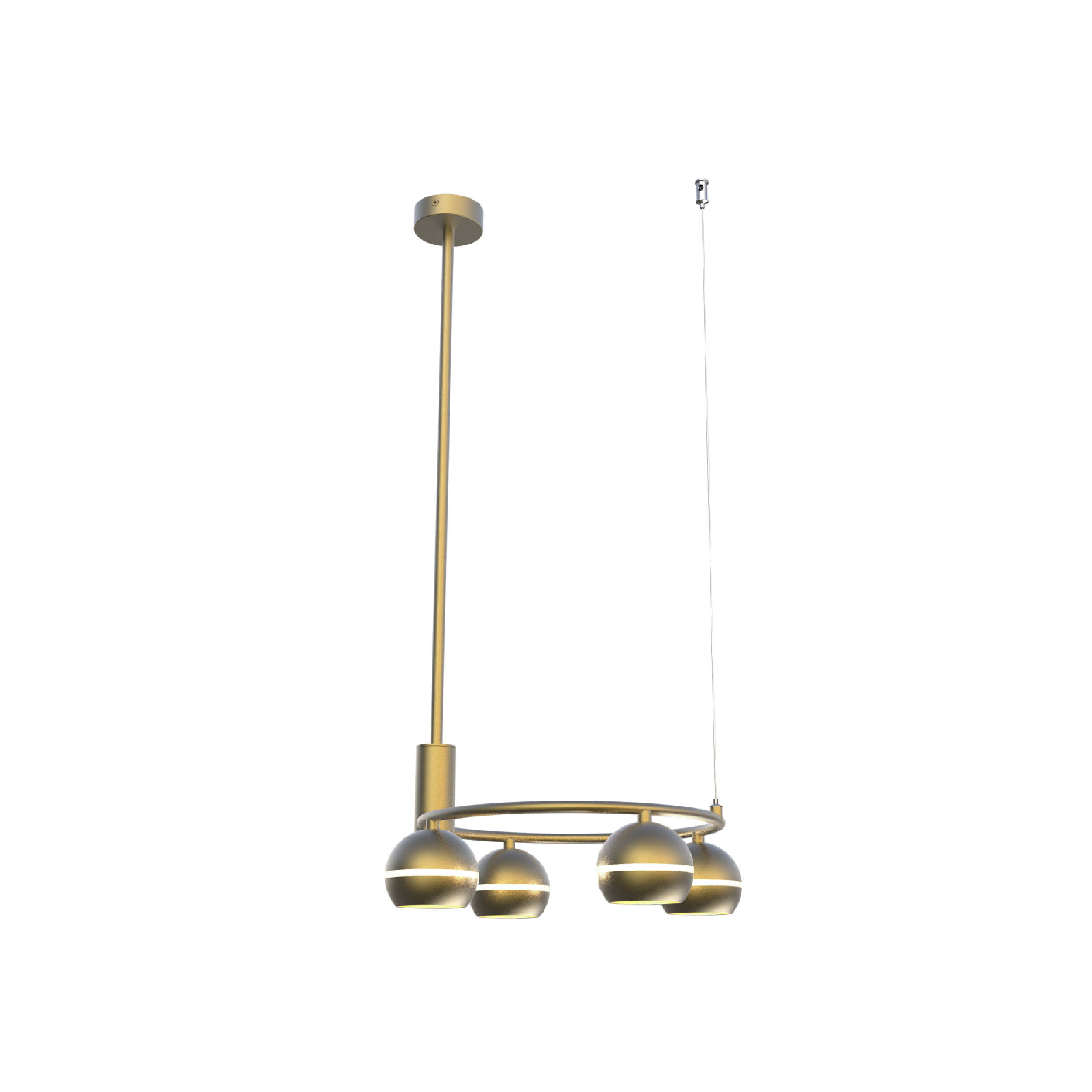 metal gold G9 pendant light