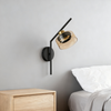 black gx53 wall lamp for bedroom
