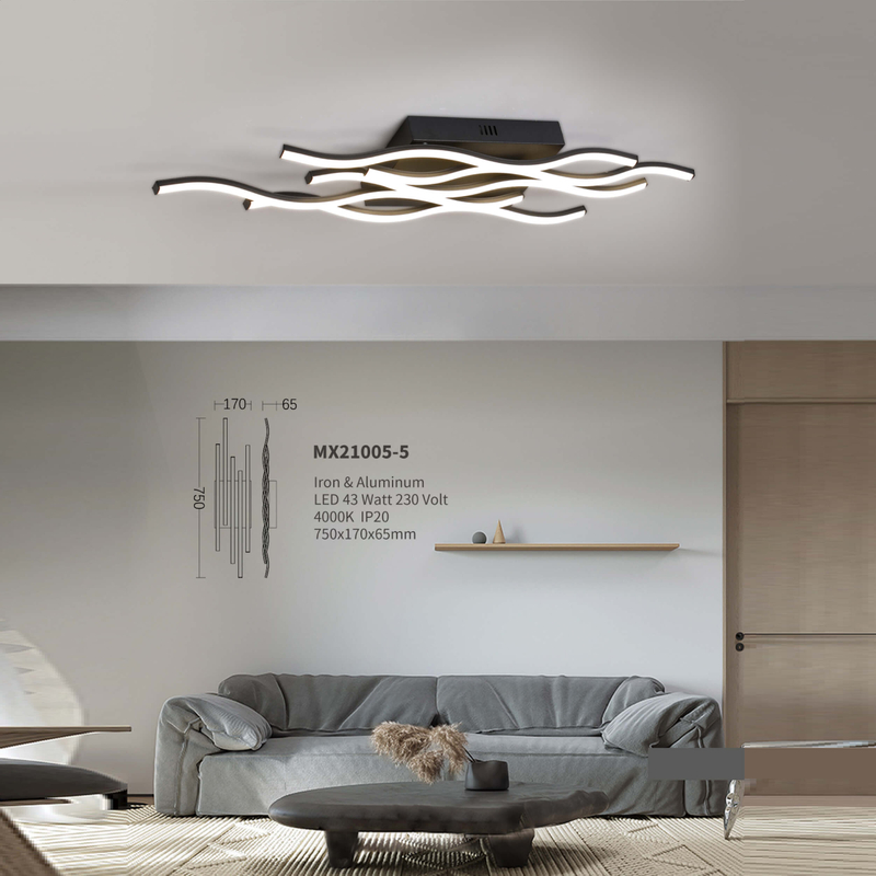 LED Twist Suspended Ceiling Light
